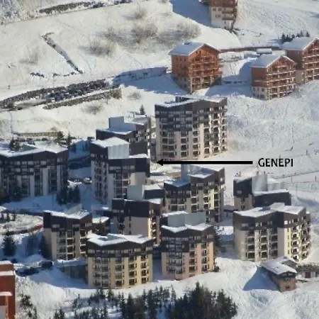 Les Menuires - 2 Pers, 17 M2, 1/0 1 *